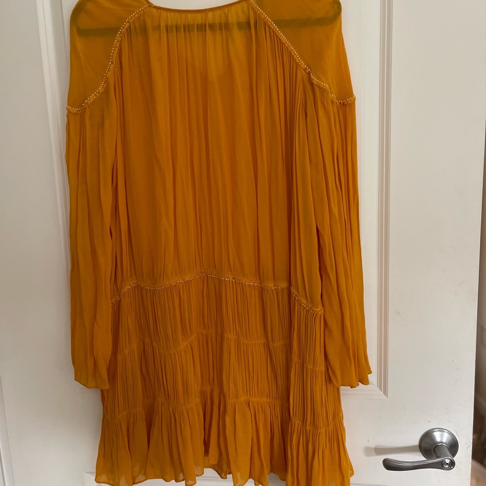NWT Zara yellow tunic with slip